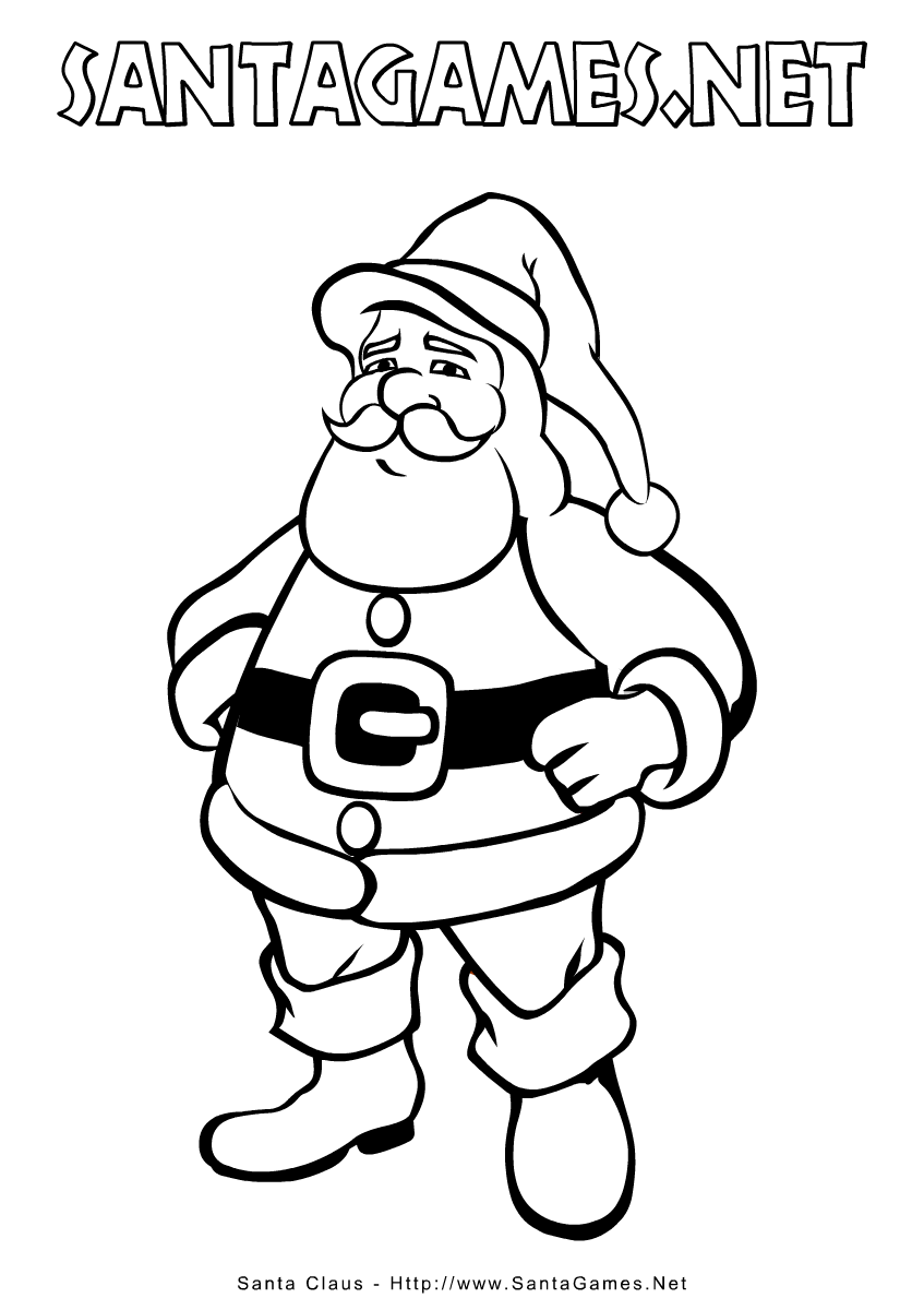 Santa Claus | Christmas Coloring Page