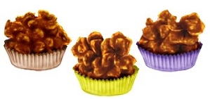 Chocolate cornflake clusters